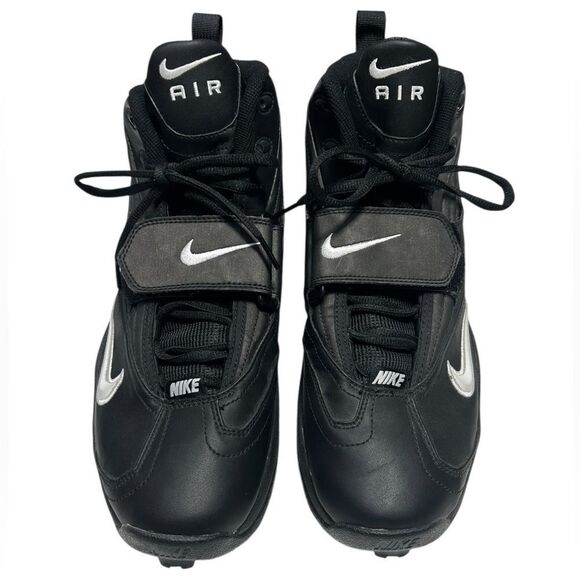 New 2002 Vintage Nike Zoom Air TD Football Cleats Black and White ZM Deadstock main image 11